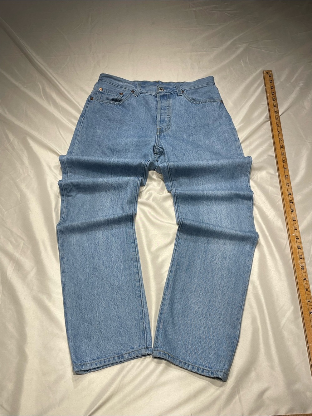 Levi’s Premium Big E 501 Original Fit Jeans W28 L30 | Women’s Vintage Wash Denim
